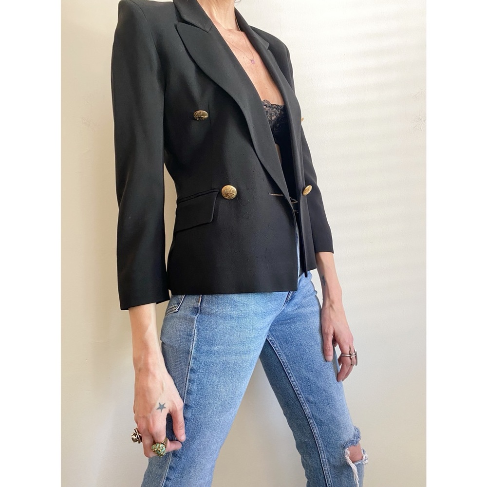 Vintage Moschino Military Blazer S/M - Picture 3 of 16